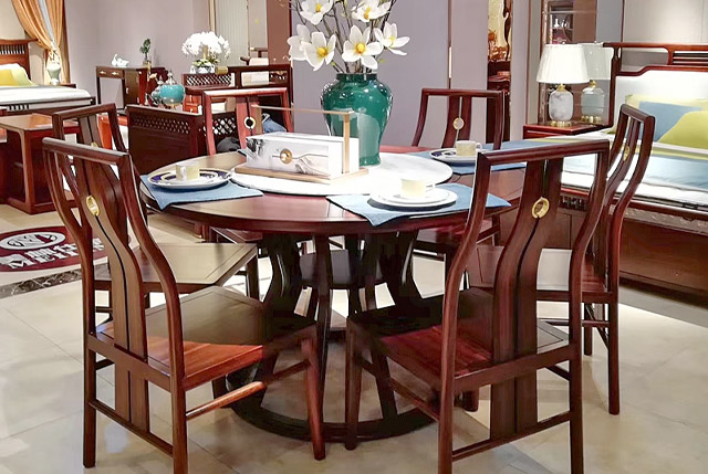 新中式家具餐桌案例风采
