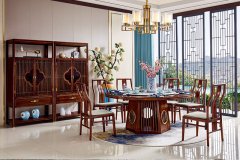 广东新中式家具|这样一个原木茶桌有你的品位和格调